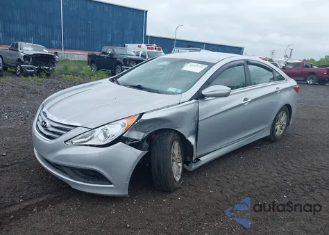 2014 Hyundai Sonata Gls from USA, damaged, VIN 5NPEB4AC8EH901434